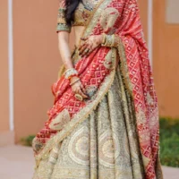 Beautiful Zardosi Lehenga Bride