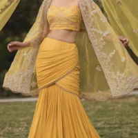 Indian Bridal Haldi Lehenga