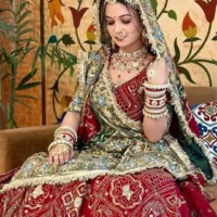 Red Bandhani Lehenge set