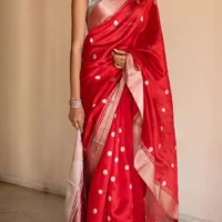 Chanderi Silk Saree with Blouse